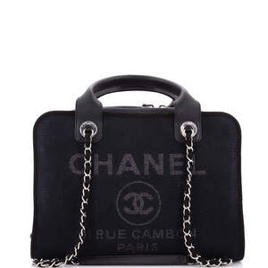 Chanel Deauville Nm Bowling Bag Mixed #240535C34B